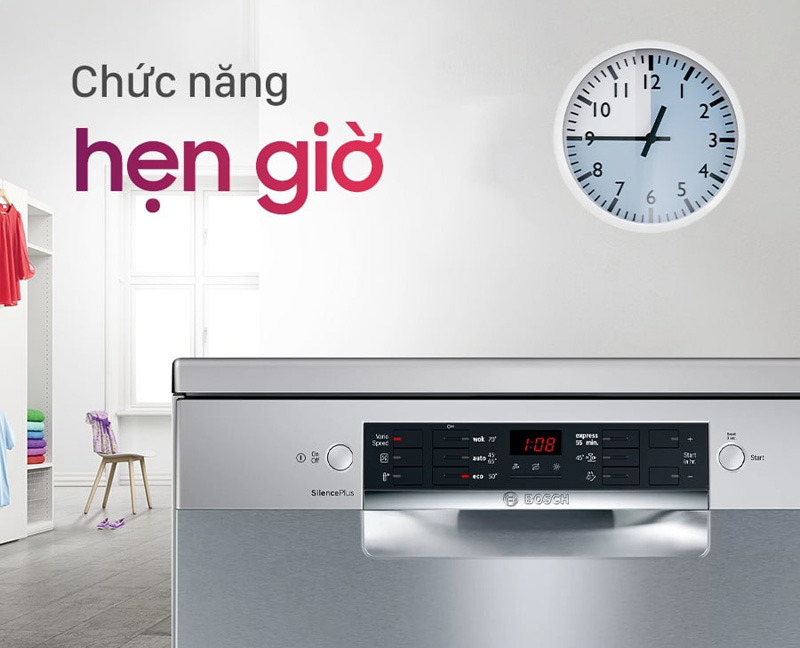 Máy rửa bát Bosch SMS2IVI61E - Hàng chính hãng