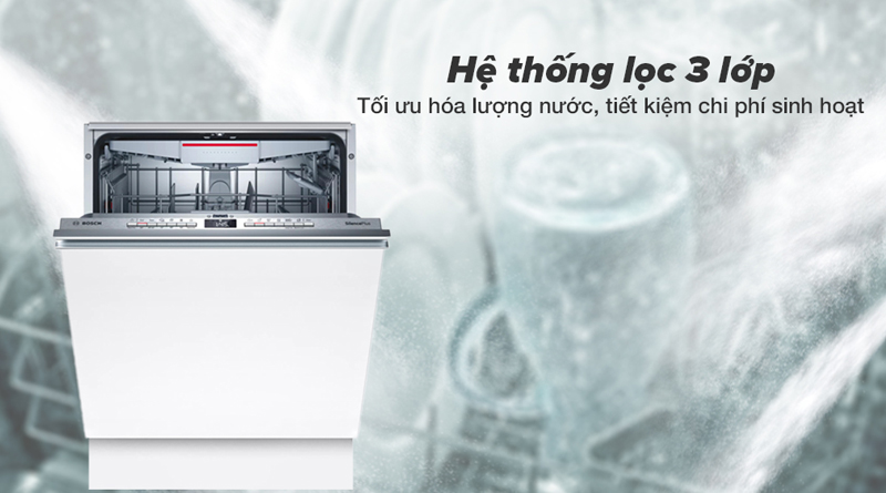 Máy rửa bát Bosch SMV4ECX14E - Hàng chính hãng