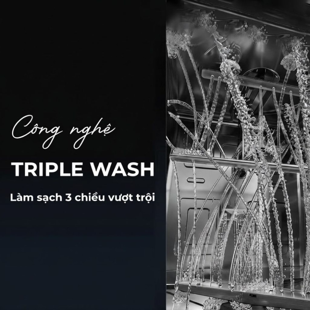 Máy rửa bát độc lập 16 bộ Nagakawa NMD9812 - Hàng chính hãng