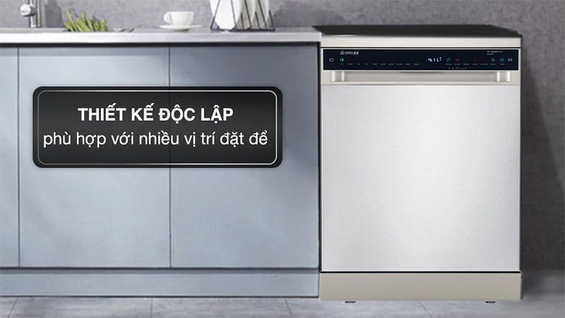 Máy rửa bát độc lập Spelier SP-16DWKT/G - Hàng chính hãng