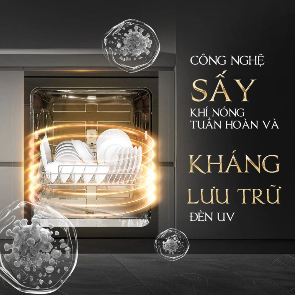 Máy rửa chén Malloca MDW15-5035TD - Hàng chính hãng