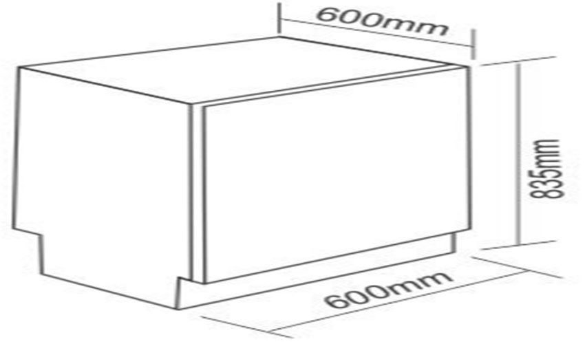 Máy rửa chén âm tủ Capri GS-688 - Hàng chính hãng