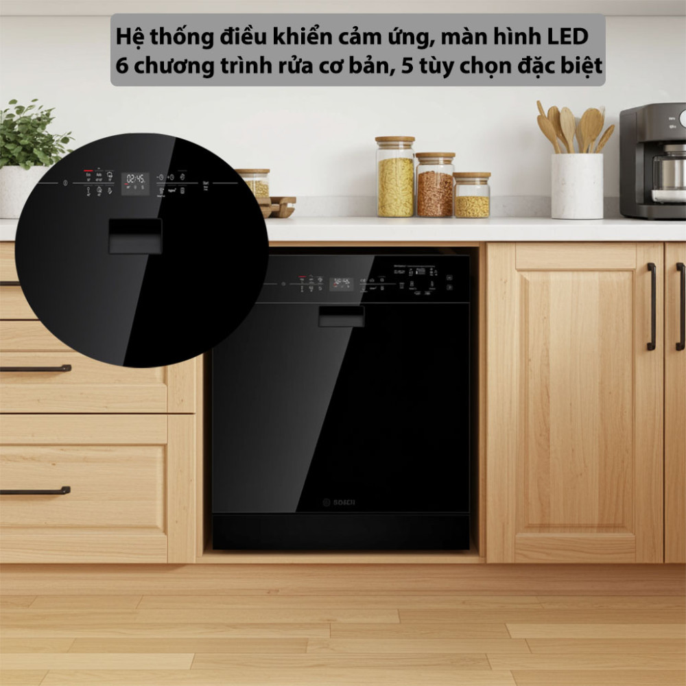 Máy rửa chén bán âm Bosch SCX6ITB00E serie 6 - Hàng chính hãng