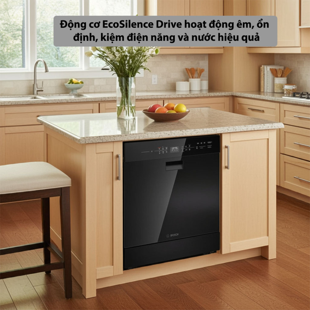 Máy rửa chén bán âm Bosch SCX6ITB00E serie 6 - Hàng chính hãng