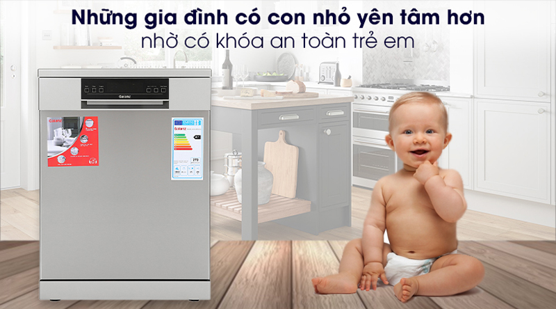 Máy rửa chén độc lập Galanz W60B1A401M-AE5(SS) - Hàng chính hãng