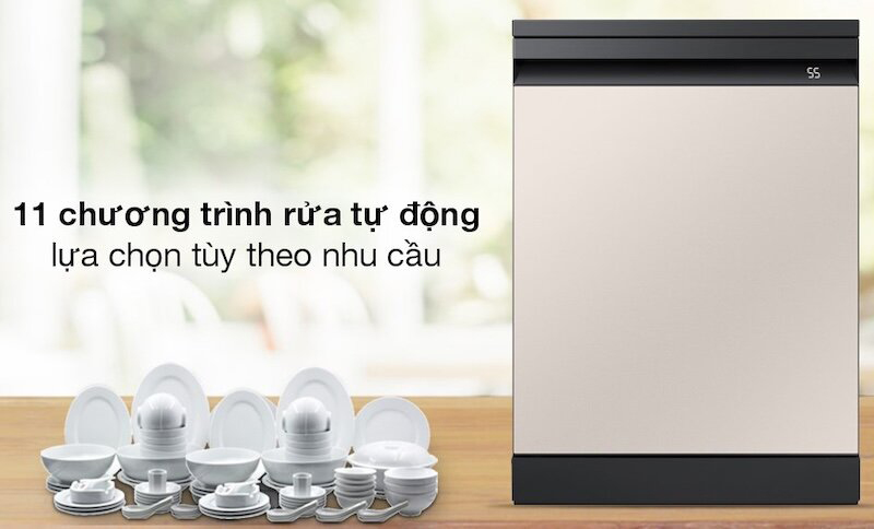 Máy rửa chén Samsung Bespoke DW60CB750FAPSV - Hàng chính hãng