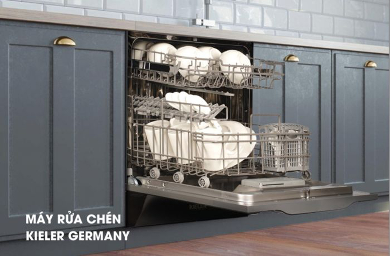 Máy rửa chén âm tủ Kieler KL-D235 - 8 bộ - Hàng chính hãng