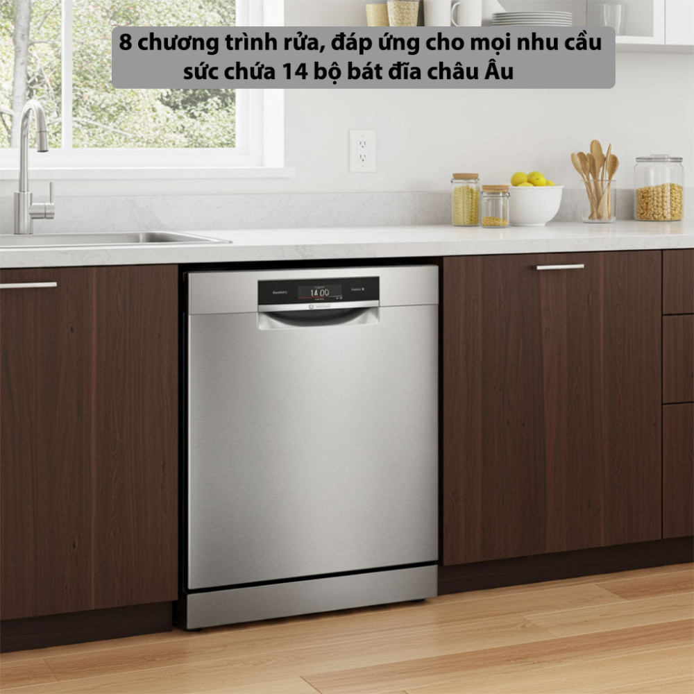 Máy rửa chén độc lập Bosch SMS8TCI04E Serie 8 - Hàng chính hãng