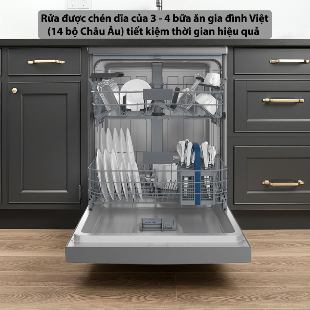 Máy rửa chén độc lập Hitachi HDF-F146VX - Hàng chính hãng