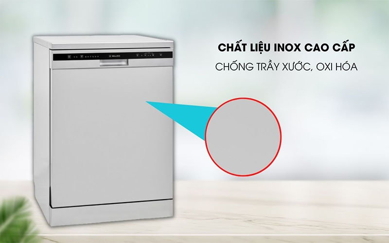 Máy rửa chén độc lập Malloca WQP12-5201E - Hàng chính hãng