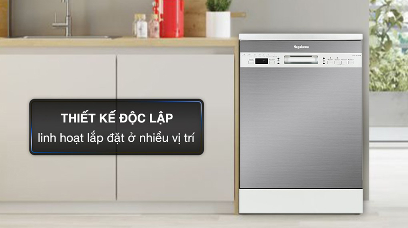 Máy rửa bát Nagakawa NK15D03M - Hàng chính hãng