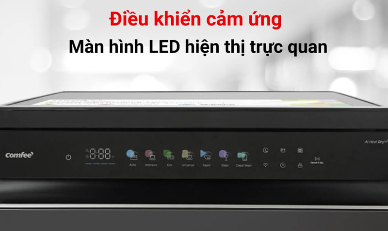 Máy rửa chén độc lập Comfee CDWEF1533GB-WU-VN - Hàng chính hãng