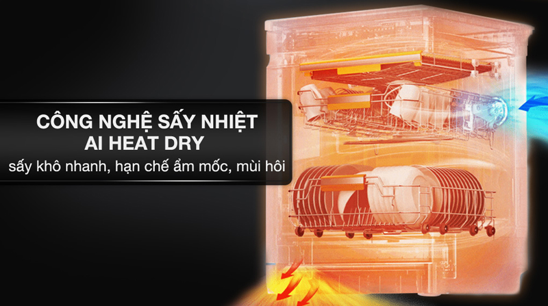 Máy rửa chén độc lập Comfee CDWEF1533GB-WU-VN - Hàng chính hãng