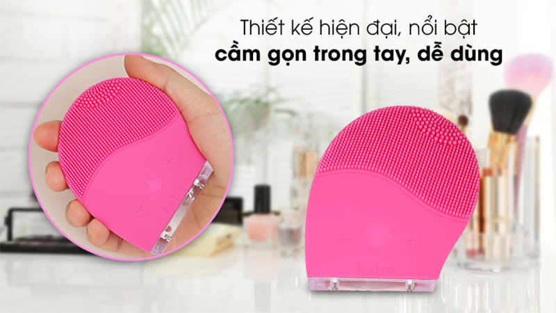 Máy rửa mặt và massage Halio Facial Cleansing & Massaging Device - Hàng chính hãng