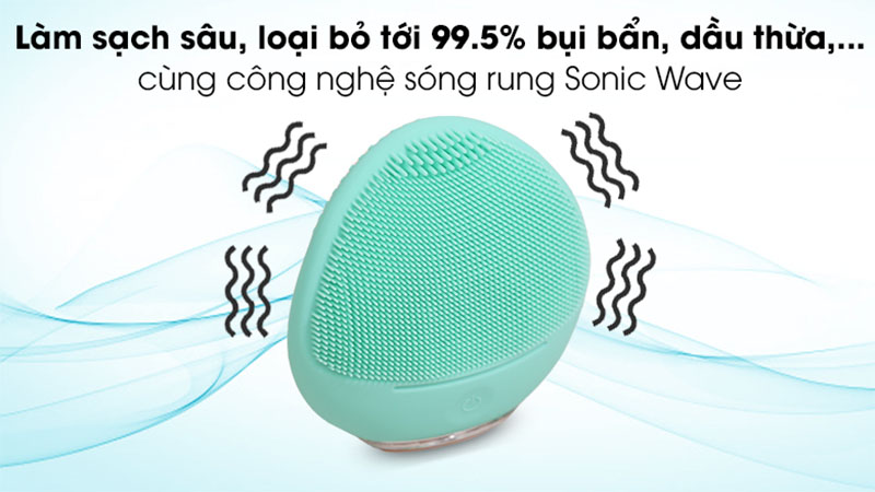 Máy rửa mặt cho da nhạy cảm Halio Sensitive Facial Cleansing & Massaging Device - Hàng chính hãng