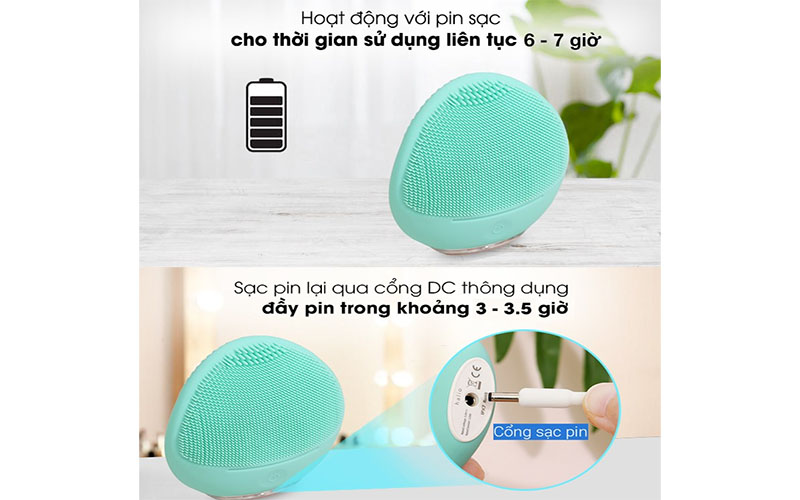 Máy rửa mặt cho da nhạy cảm Halio Sensitive Facial Cleansing & Massaging Device - Hàng chính hãng