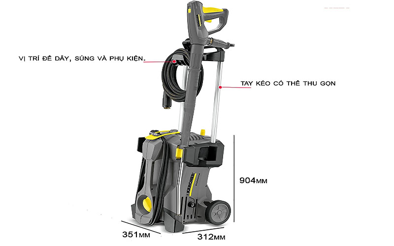Máy rửa xe cao áp Karcher HD 5/11 P - Hàng chính hãng