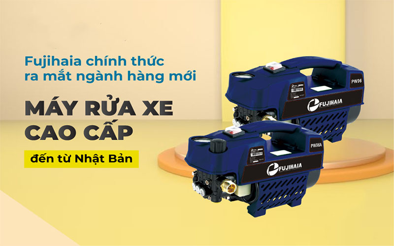 Máy rửa xe cao áp Fujihaia PW96 - Hàng chính hãng