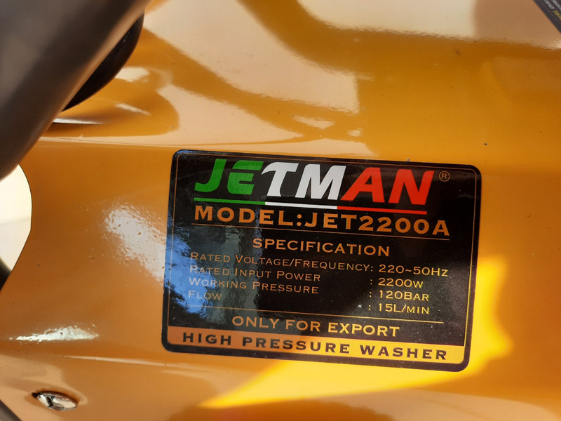 Máy rửa xe cao áp Jetman JM2200A - Hàng chính hãng