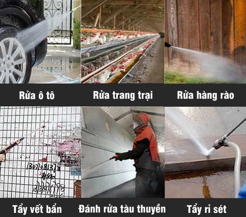 Máy rửa xe cao áp Univiet UV-2200 - Hàng chính hãng
