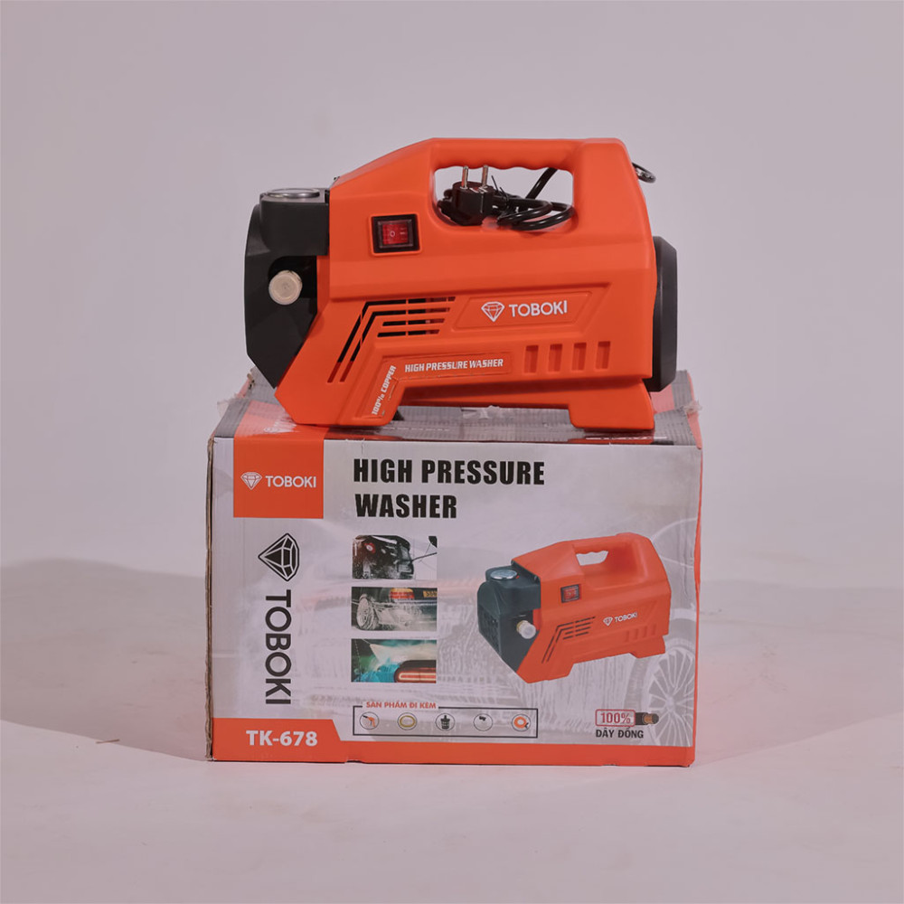 Máy rửa xe không chỉnh áp Toboki TK-678 - Hàng chính hãng