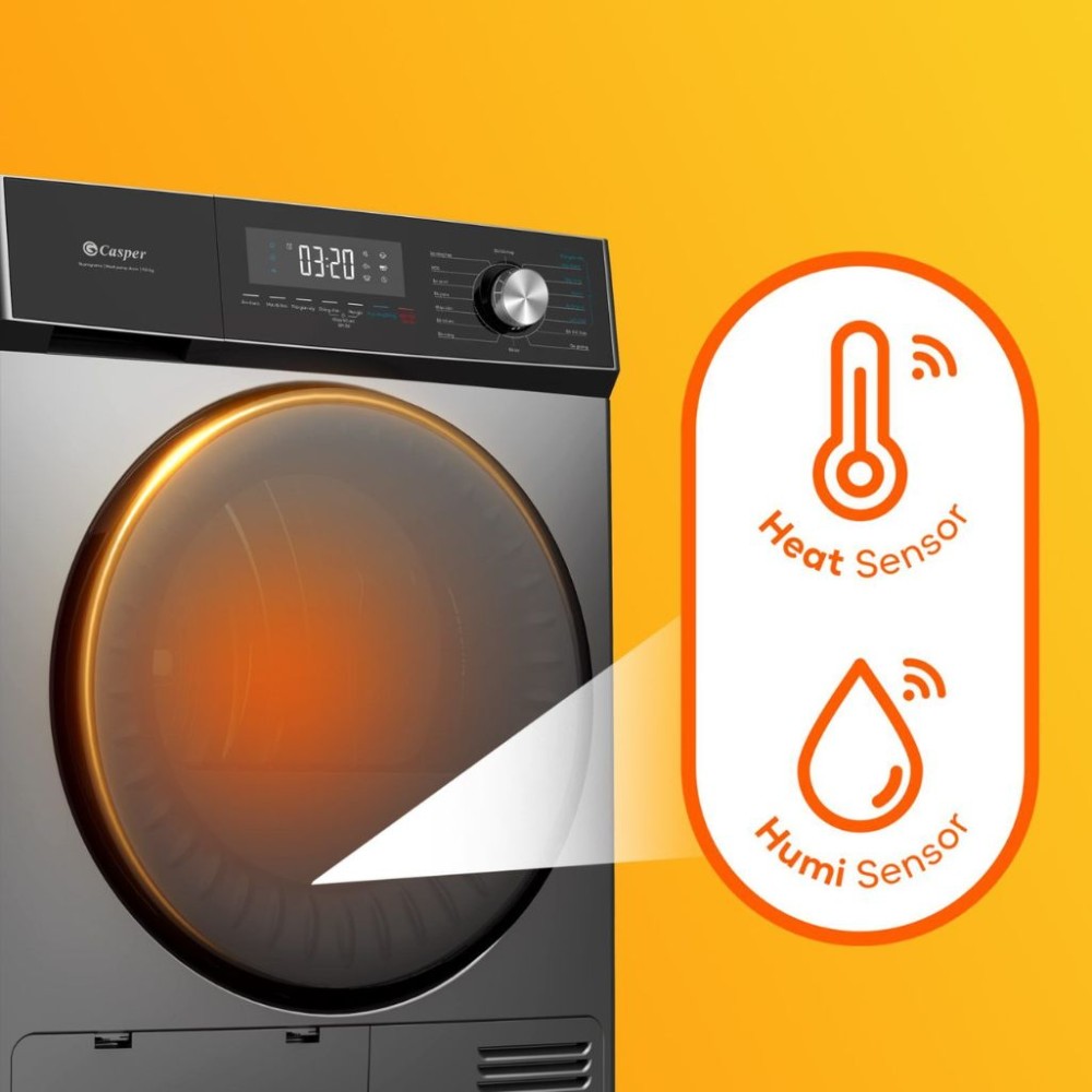 Máy sấy bơm nhiệt Casper TD-P9HG1 - Hàng chính hãng