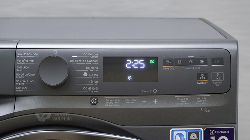 Máy sấy bơm nhiệt Electrolux 9 kg EDH903R7SC - Hàng chính hãng