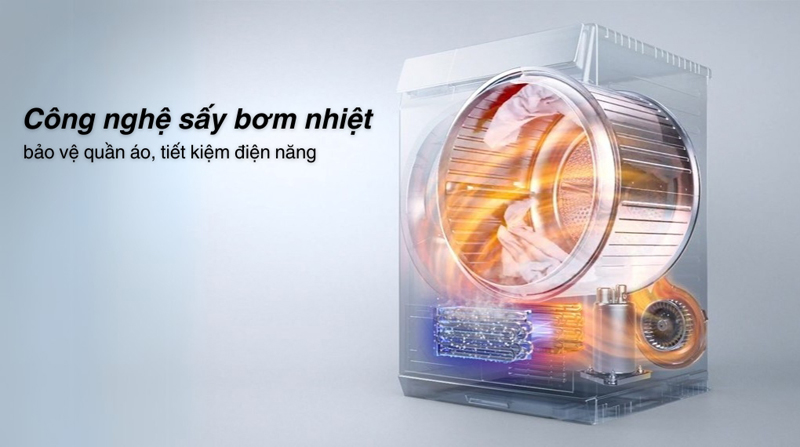 Máy sấy bơm nhiệt Panasonic 10.5 kg NH-XV21X1AVT - Hàng chính hãng