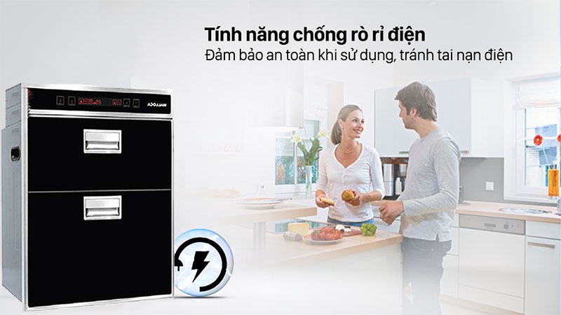 Máy sấy chén Malloca ZLD110-A3B - Hàng chính hãng