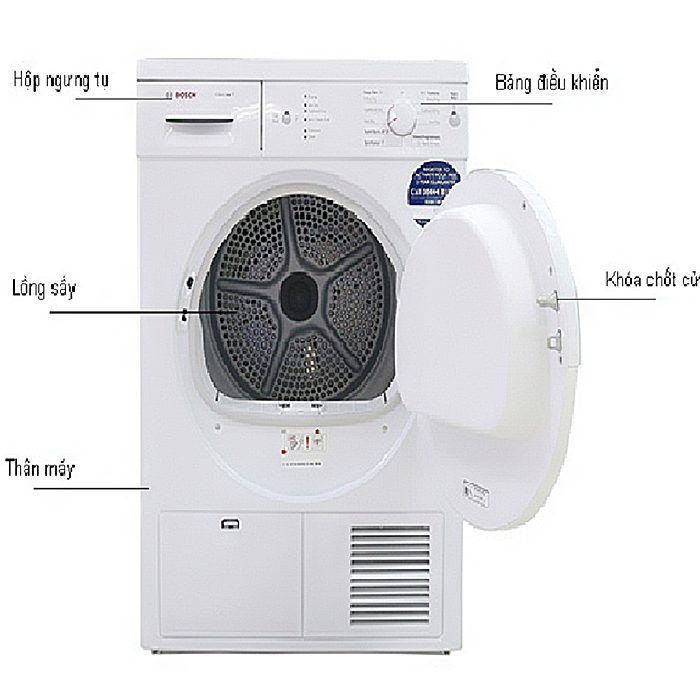 Máy sấy khô quần áo Bosch WTE84105GB - Hàng chính hãng
