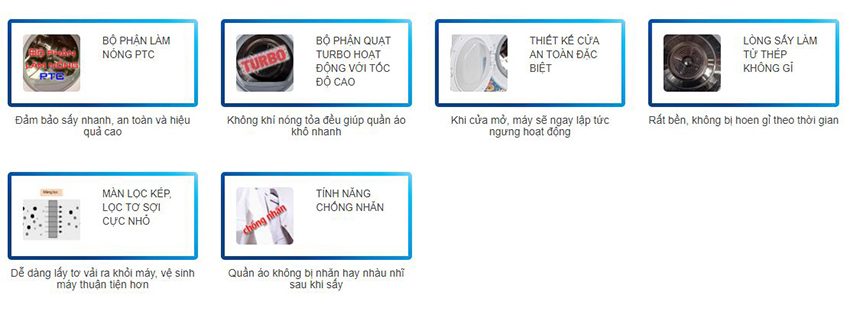 Máy sấy quần áo Alaska S85 - Hàng chính hãng