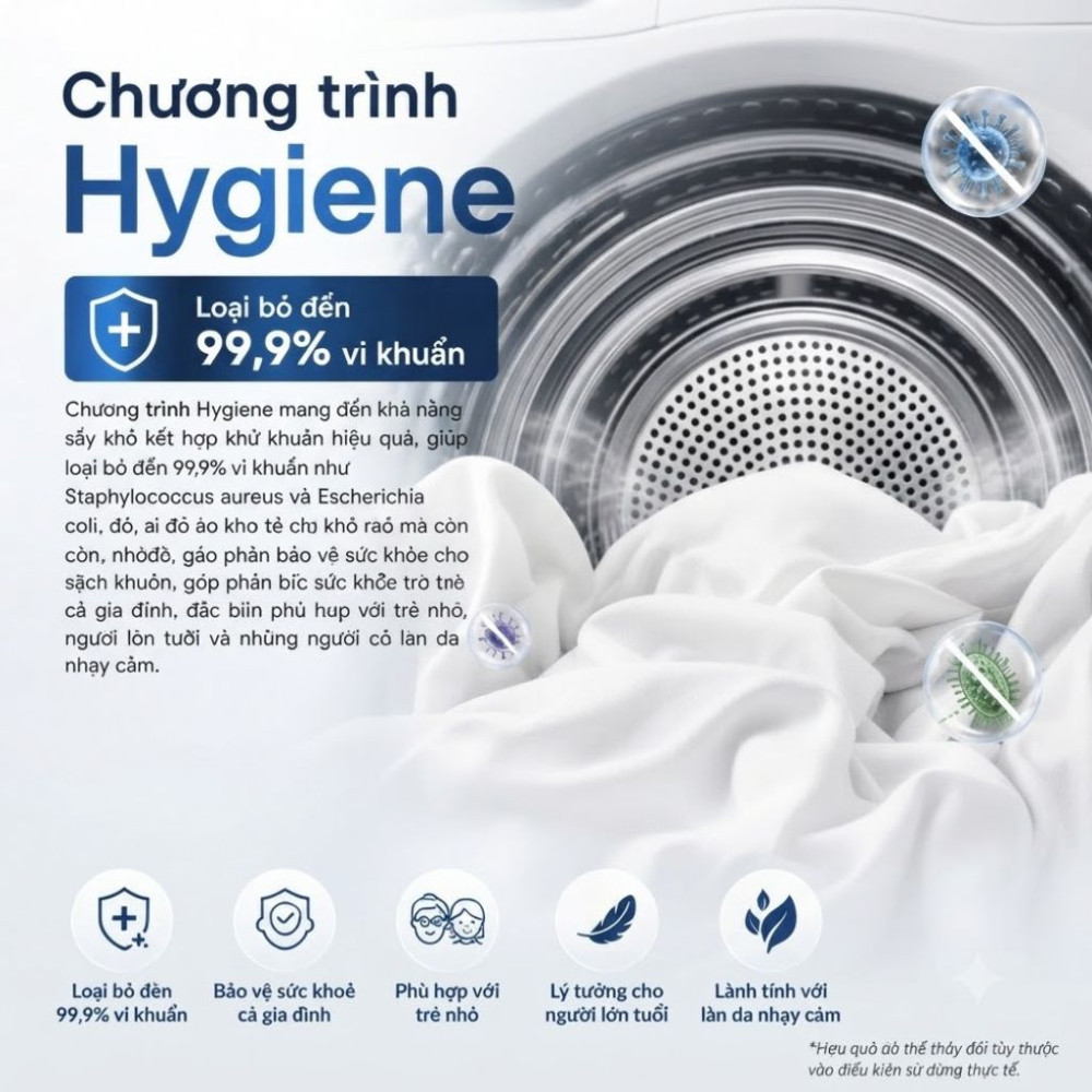 Máy sấy thông hơi Electrolux UltimateCare 300 9 kg EDV904H3EC - Hàng chính hãng