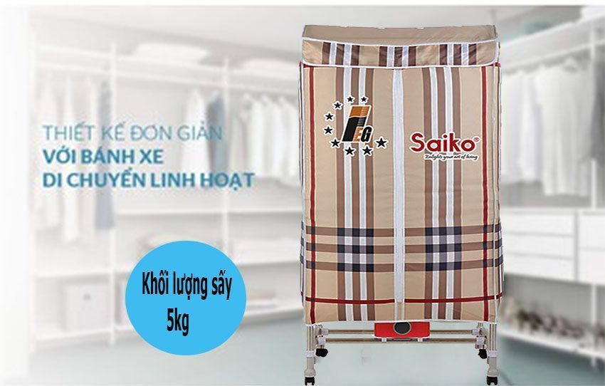 Máy sấy quần áo Saiko CD-1100 - Hàng chính hãng