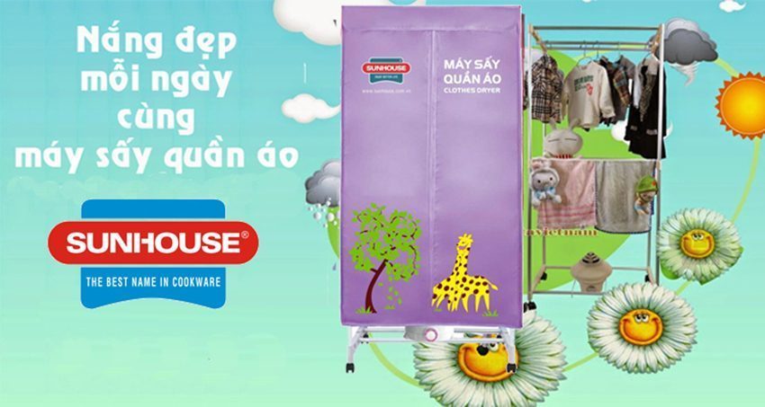 Máy sấy quần áo Sunhouse SHD-2700 - Hàng chính hãng