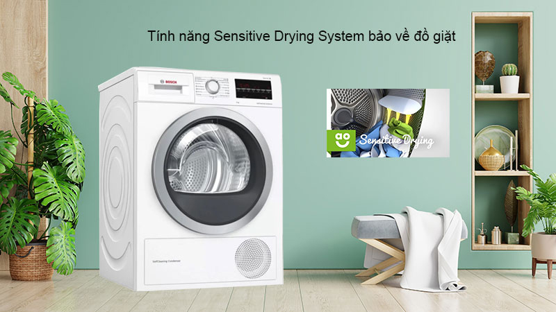 Máy sấy quần áo Bosch WQG24200SG - Hàng chính hãng