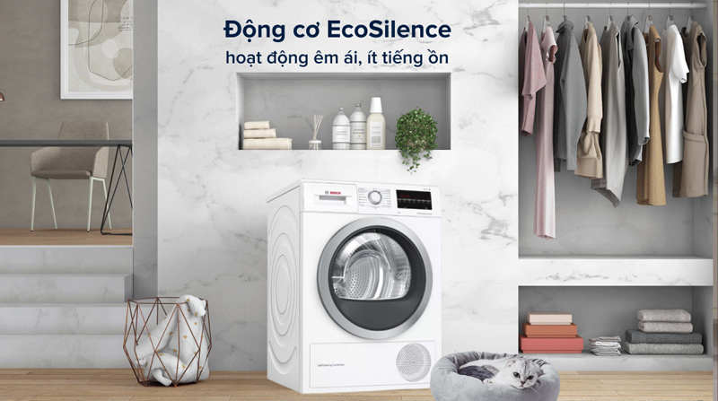 Máy sấy quần áo Bosch WTW85400SG - Hàng chính hãng
