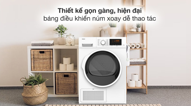 Máy sấy quần áo Galanz DC-80S5C - Hàng chính hãng