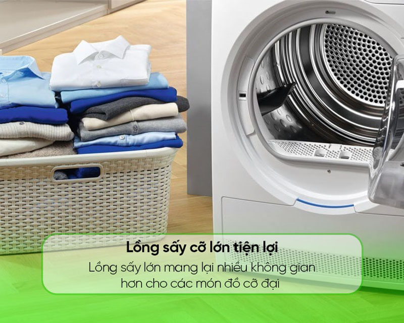 Máy sấy quần áo thông hơi Electrolux EDV904H3WC - Hàng chính hãng