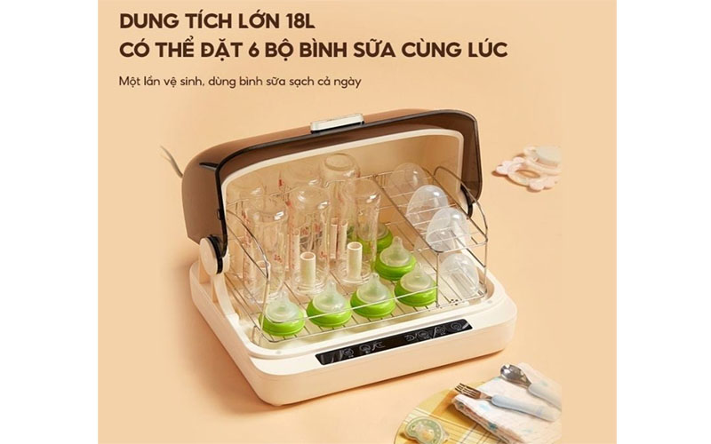 Máy sấy tiệt trùng bình sữa Bear SB-MTT20 - Hàng chính hãng