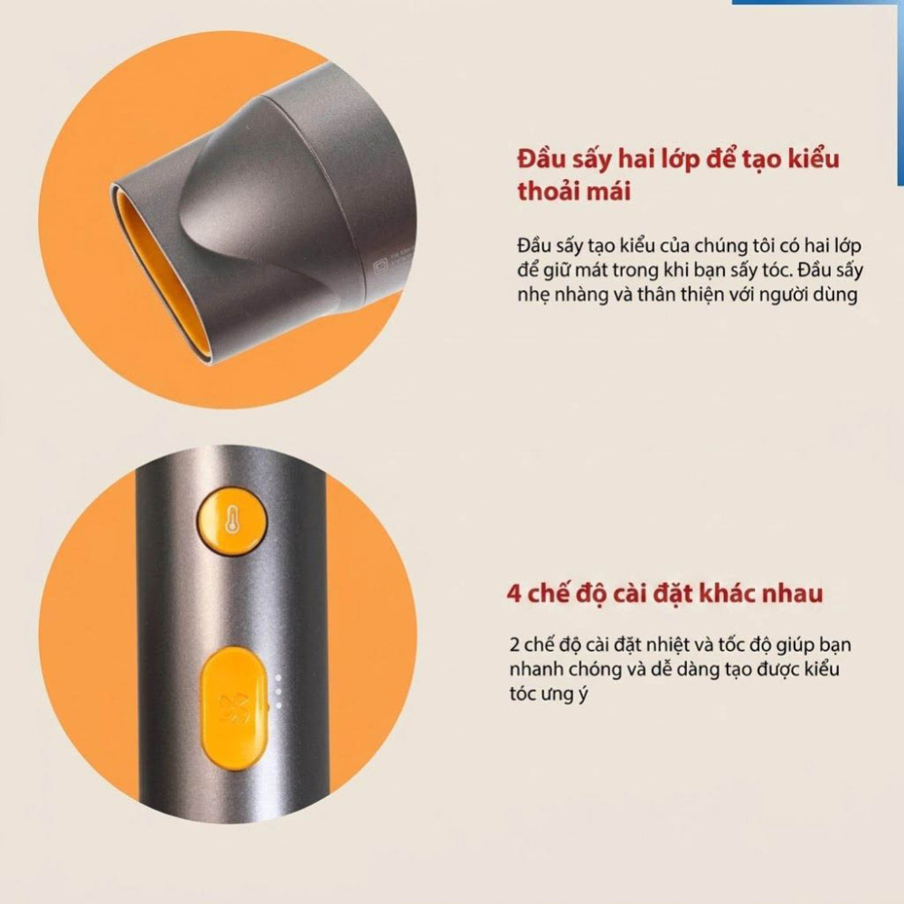 Máy sấy tóc 1600W Philips BHD321/00 - Hàng chính hãng