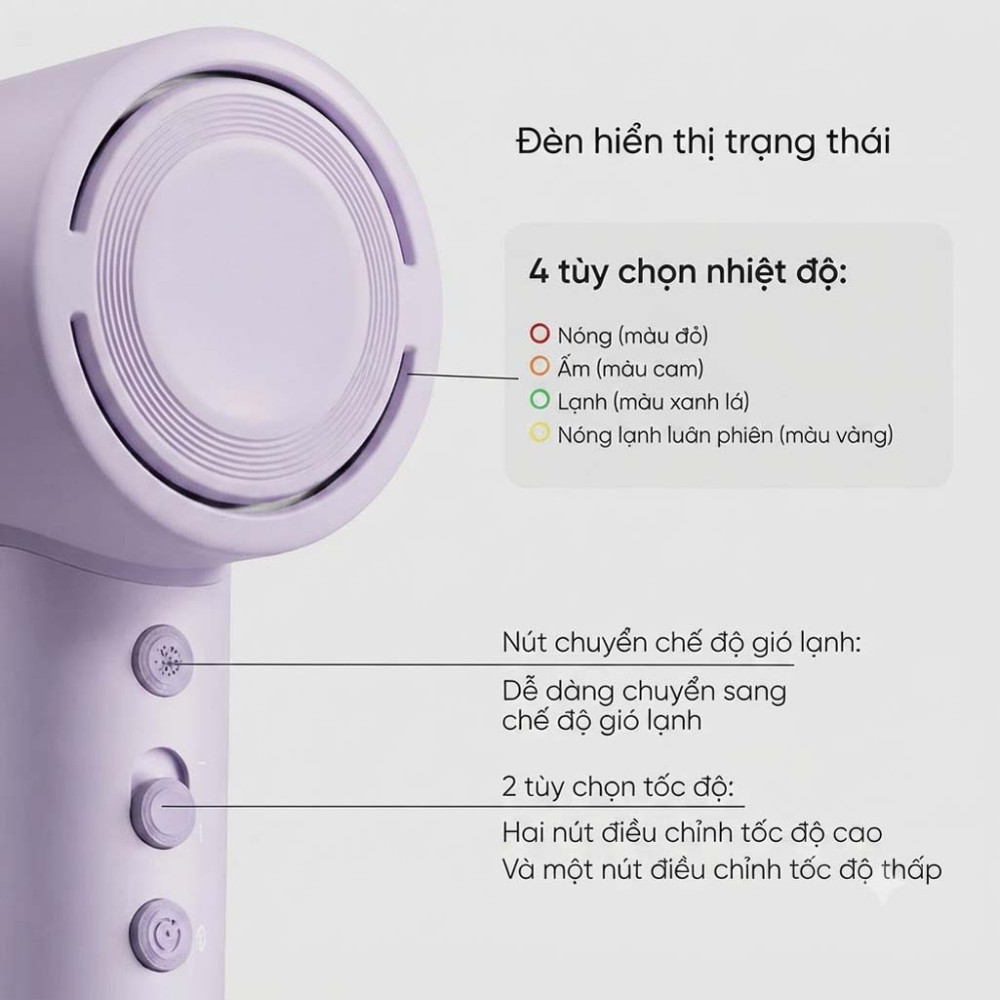 Máy sấy tóc Lumias HDL-1500 Pro - Hàng chính hãng