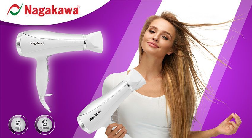 Máy sấy tóc Nagakawa NAG1603 - Hàng chính hãng