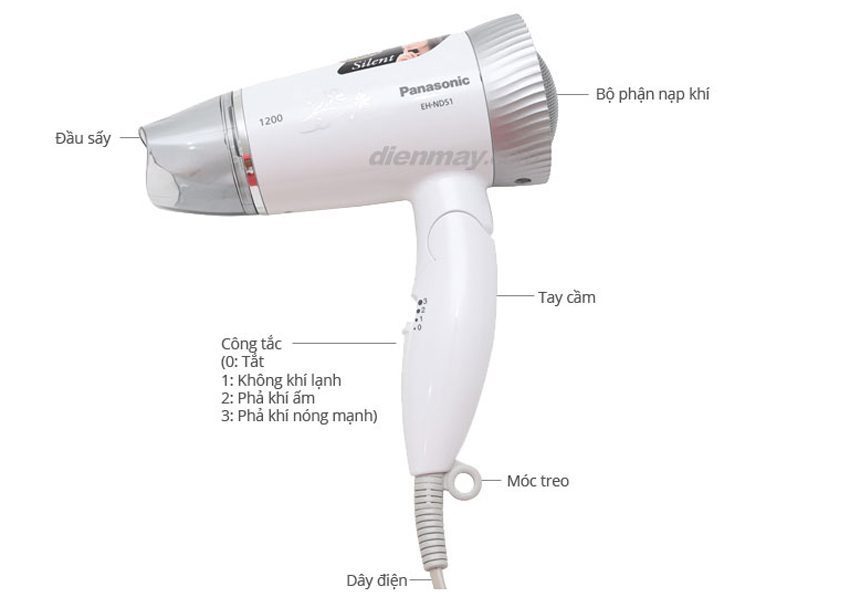 Máy sấy tóc Panasonic EH-ND51-S645 - Hàng chính hãng