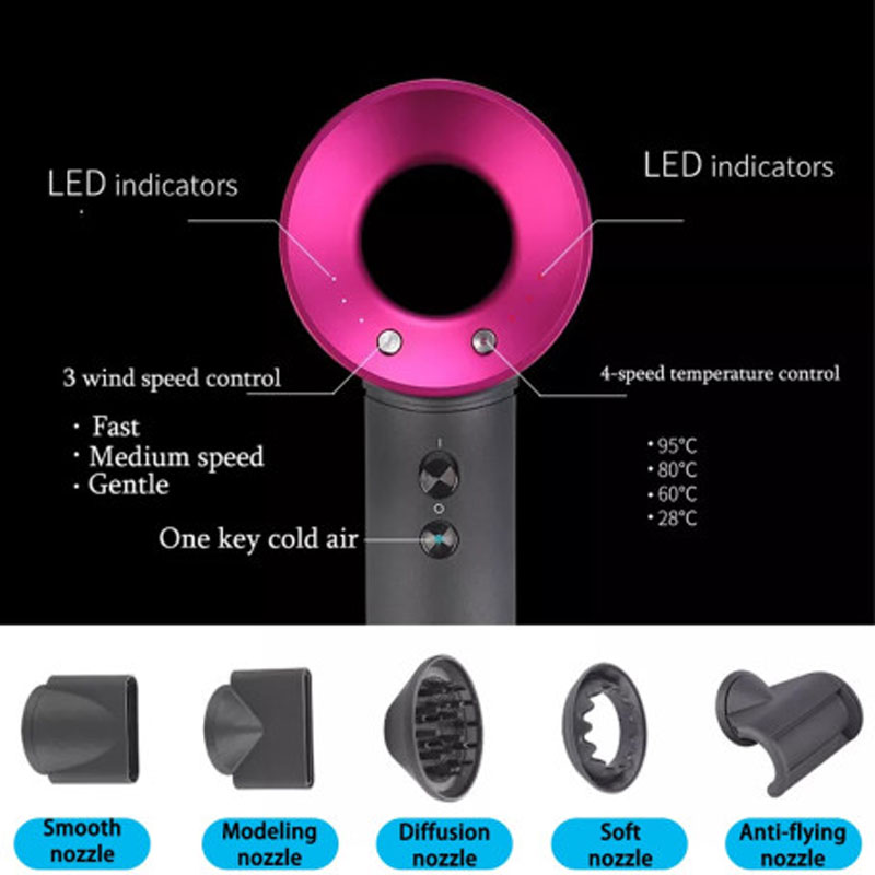 Máy sấy tóc ion âm Leafless HairDryer - Hàng chính hãng