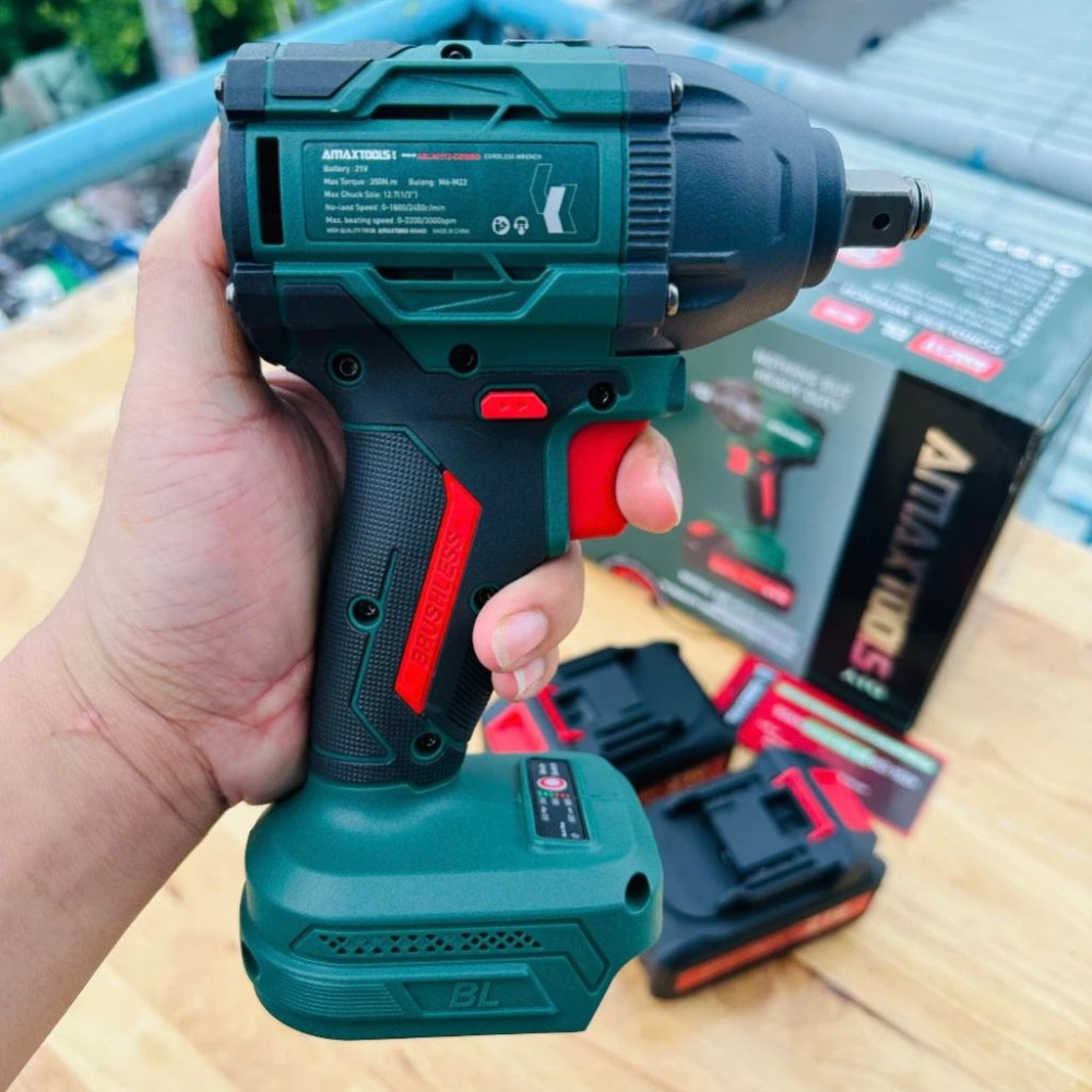 Máy siết Bulong Pin 21v Amaxtools ABL40112  - Hàng chính hãng