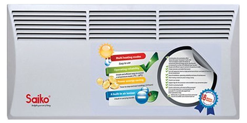 Máy sưởi điện Saiko EC-2000 - Hàng chính hãng
