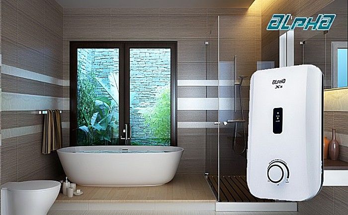 Máy tắm nước nóng Alpha X3E - Hàng chính hãng