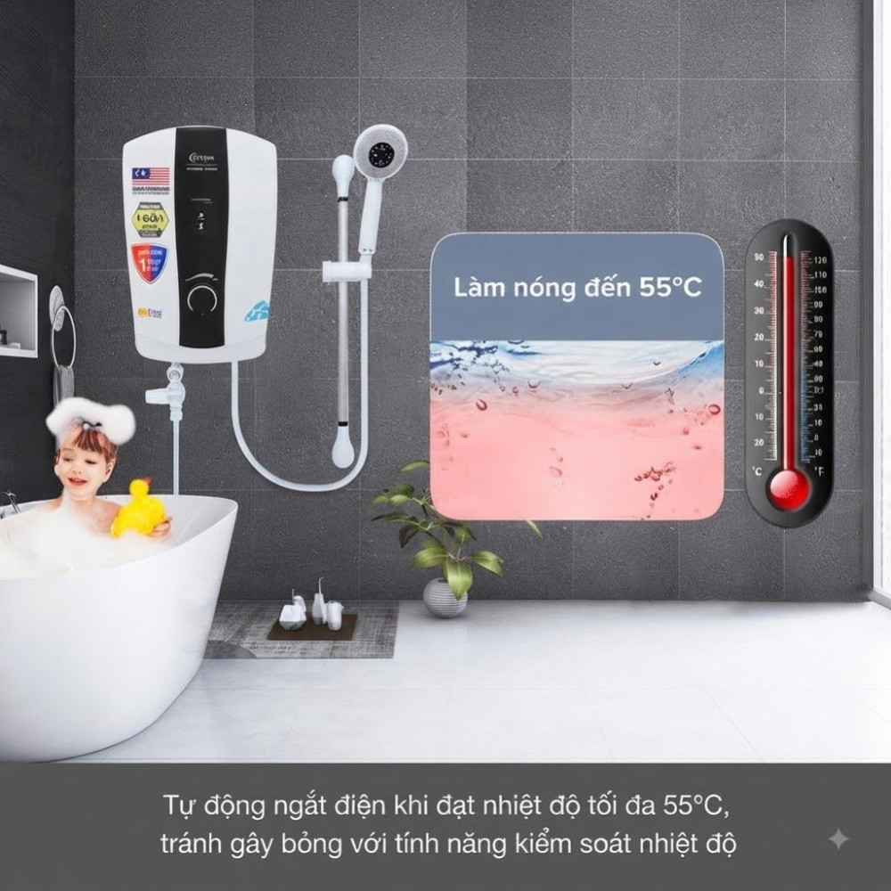 Máy nước nóng Centon 8338ESP - Hàng chính hãng
