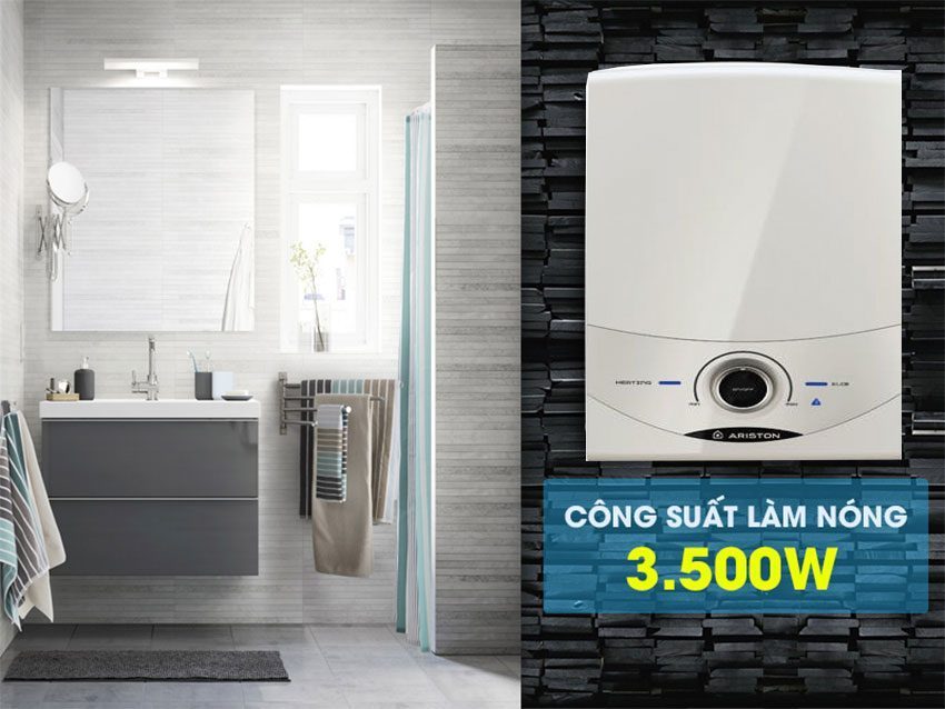 Máy tắm nước nóng trực tiếp Ariston SM35PE-VN - Hàng chính hãng
