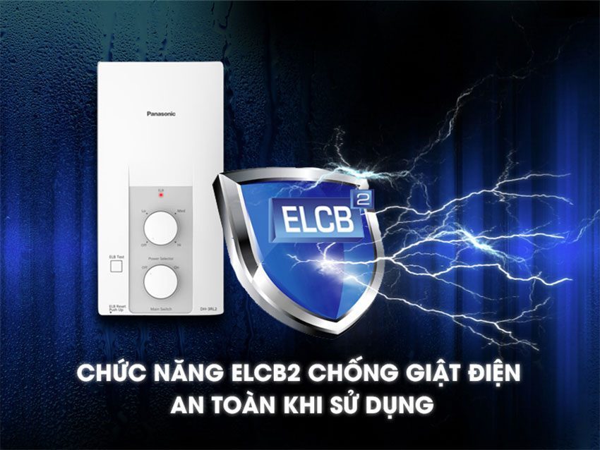 Máy tắm nước nóng trực tiếp Panasonic DH-4RL1VW - Hàng chính hãng